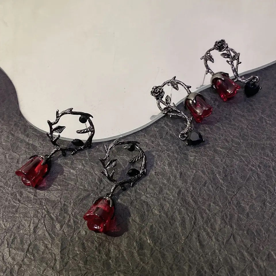 Forbidden Rose Earrings