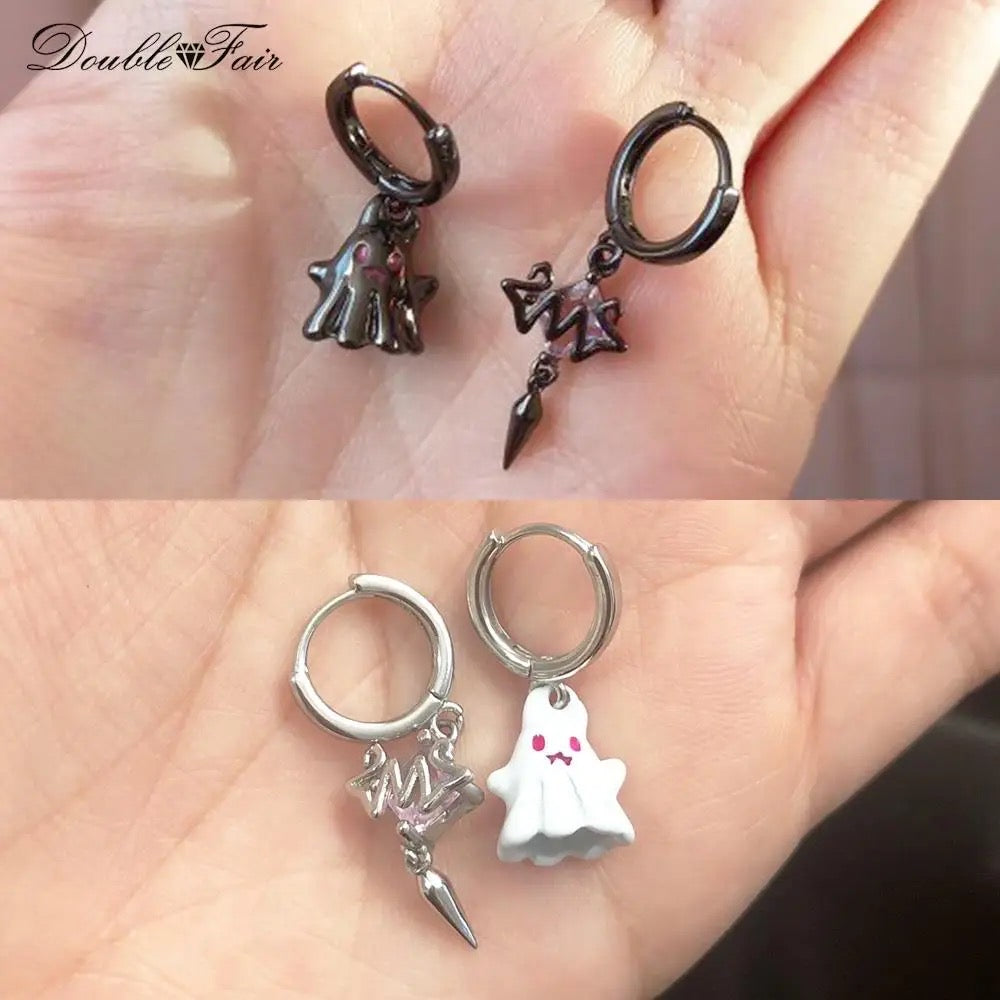 Baby Demon Asymmetrical Earrings