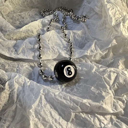 Magic 8 Ball Necklace