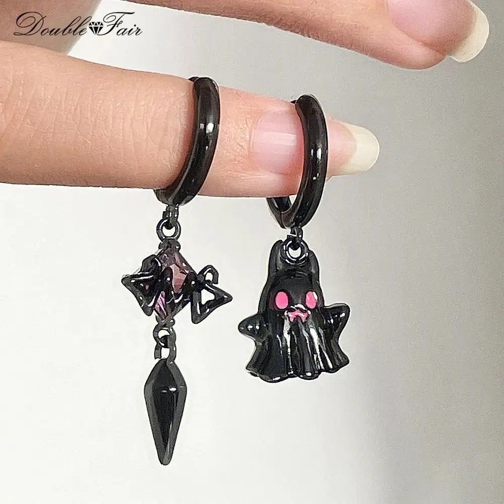 Baby Demon Asymmetrical Earrings