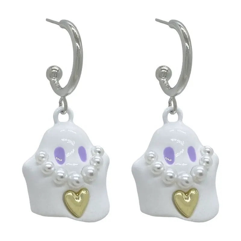 Pearly Ghost Earrings