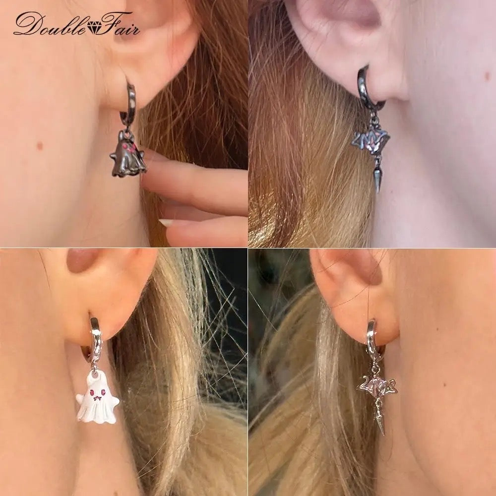 Baby Demon Asymmetrical Earrings