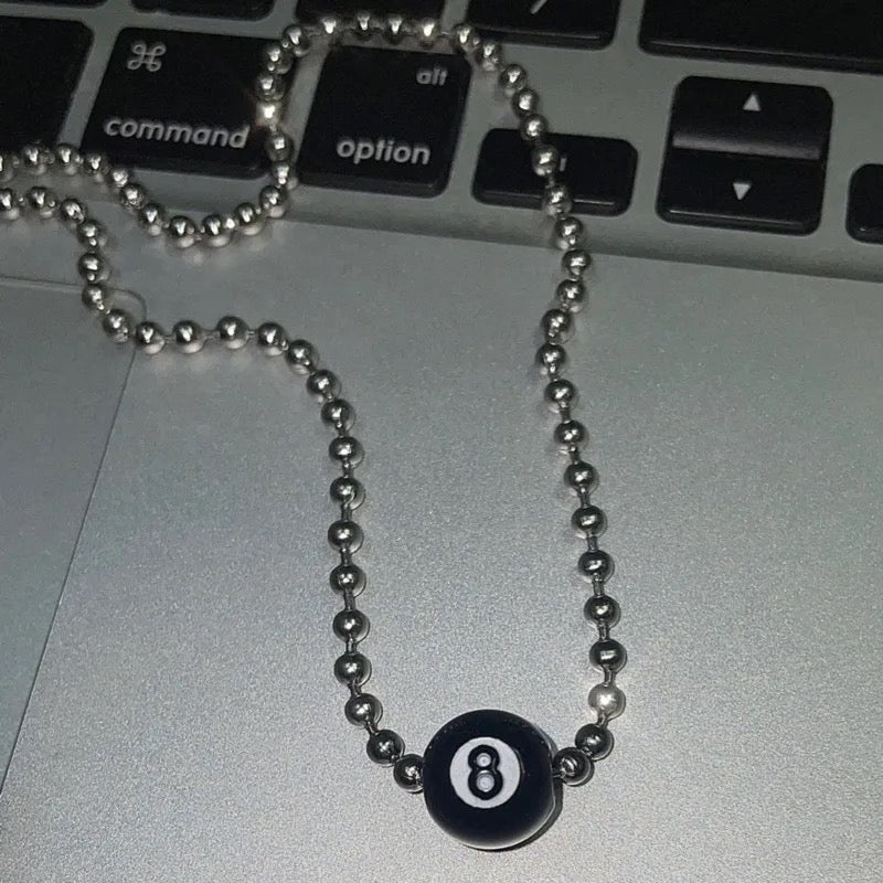 Magic 8 Ball Necklace