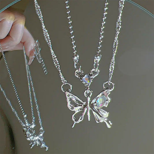 Prism Butterfly Necklace