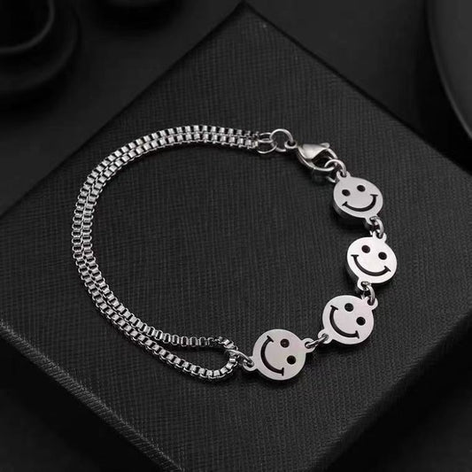 Retro Smiley Bracelet