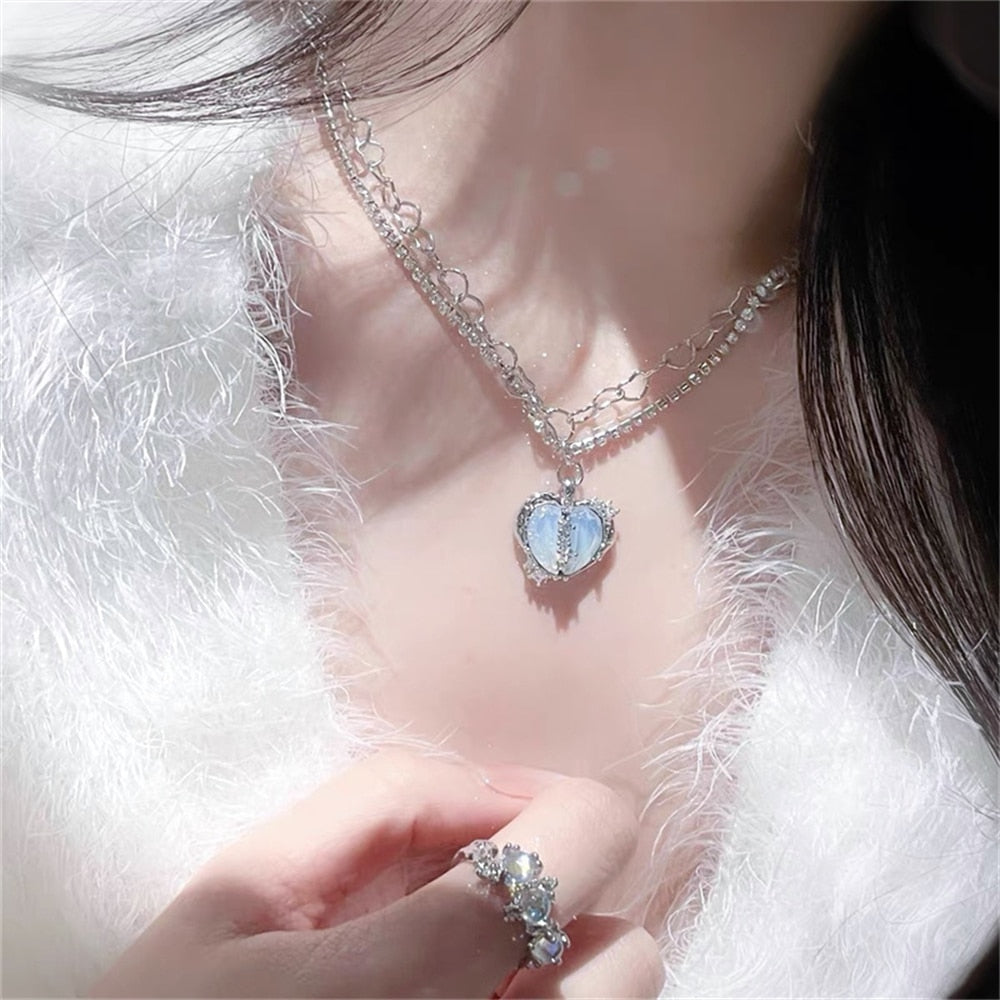 Crystal Heart Necklace