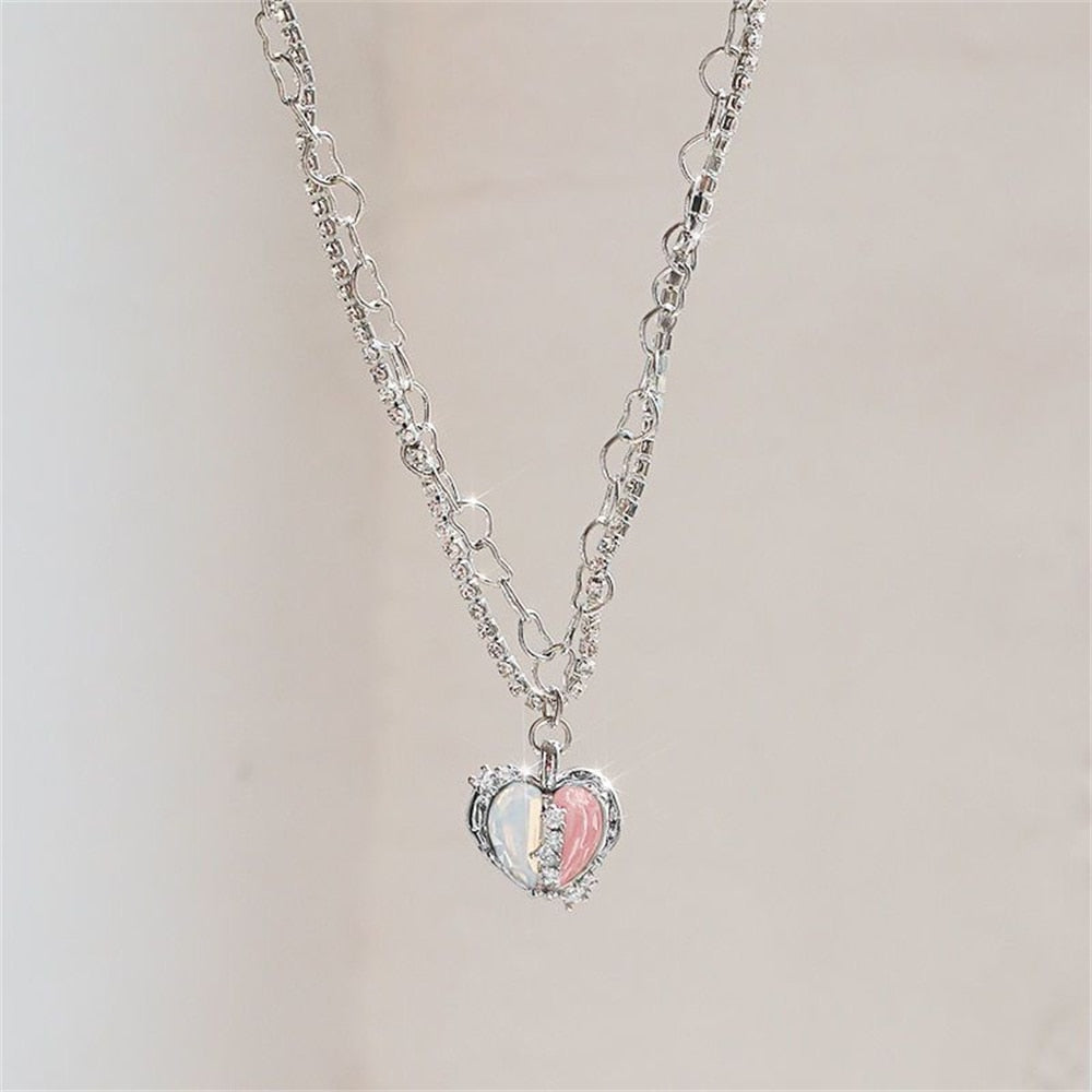 Crystal Heart Necklace