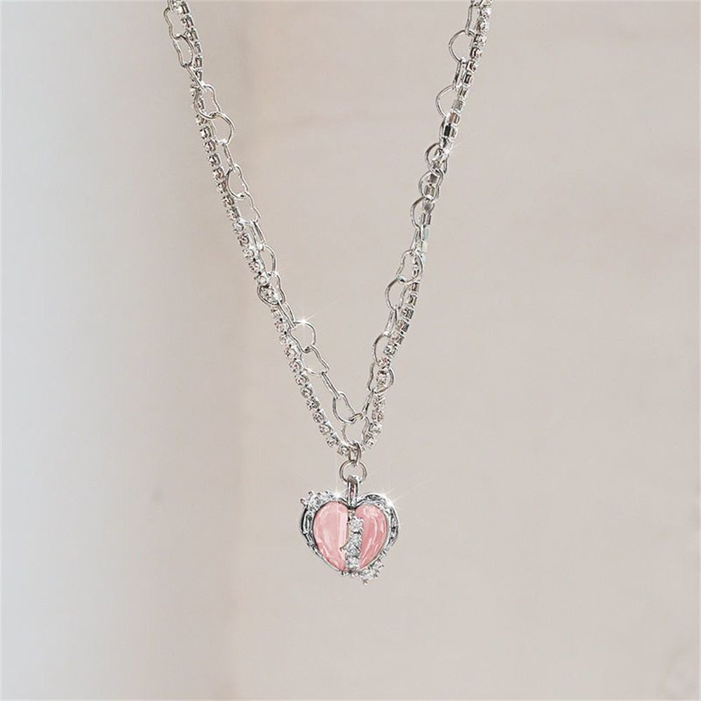 Crystal Heart Necklace