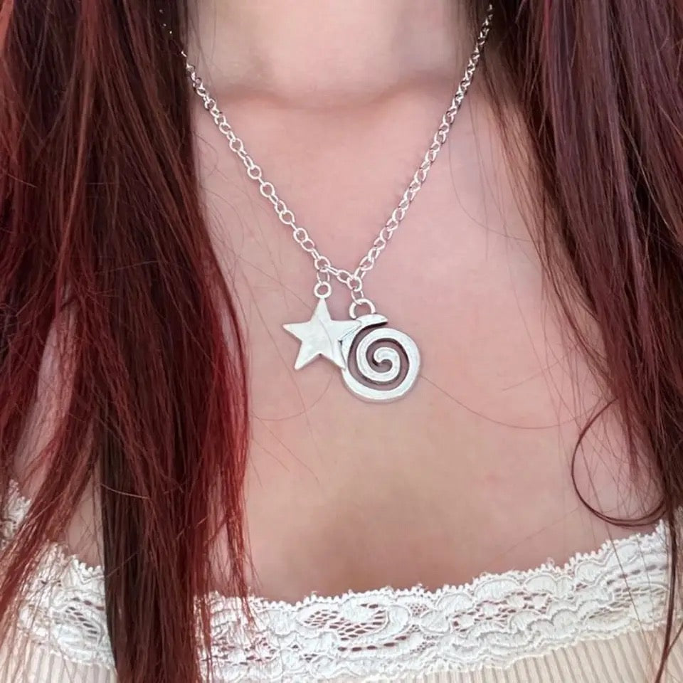 Whirl Time Necklace