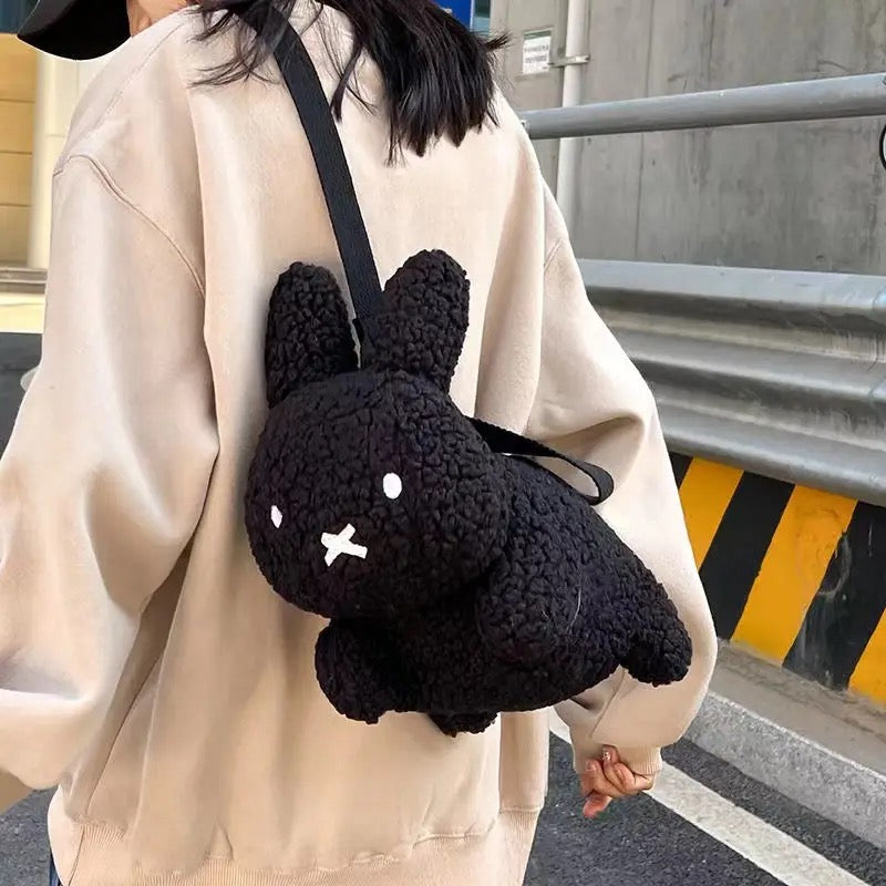 Fluffy Bunny Crossbody Bag