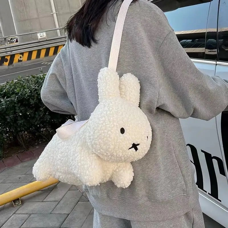 Fluffy Bunny Crossbody Bag