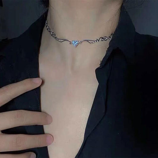 Heart Crystal Choker